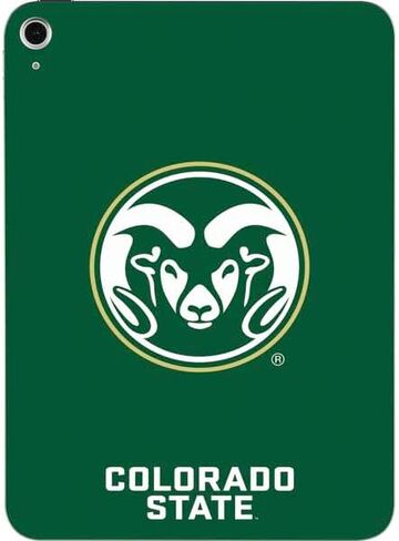 ملصق Skinit للكمبيوتر اللوحي متوافق مع iPad 11th Gen (2025) - تصميم شعار جامعة ولاية كولورادو CSU Rams مرخص رسميًا in Saudi Arabia