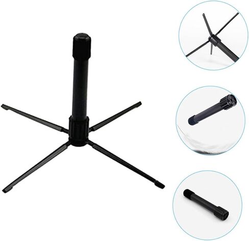 Folding Flute Stand Portable Flute Storage Holder Organizer Foldable Design for Music Display and Home Use in Saudi Arabia