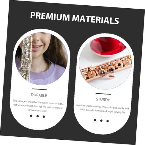Wall-mounted Flute Clarinet Rack Metal Bracket with Screws Durable Multi-use Holder for Woodwind Instruments for Music Learners in Saudi Arabia