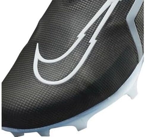 حذاء كرة القدم Nike Alpha Menace Elite 3 Flyknit Mid للرجال باللون الأسود والأبيض والرمادي CT6648-001 مقاس 15 متوسط ​​أمريكي in Saudi Arabia