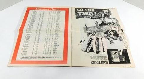 1972 برنامج ألاباما ضد فلوريدا لكرة القدم الجامعية 14-10-72 – برامج الكلية in Saudi Arabia