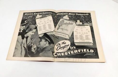1944 Rochester at Yale College Football Program 10-28-44 - College Programs in Saudi Arabia
