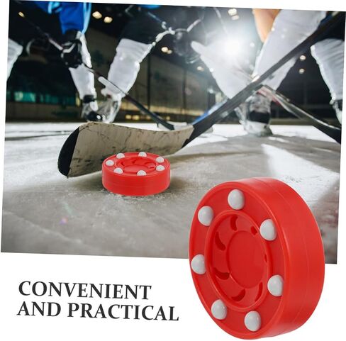 2Pcs Roller Hockey Practice Pucks Durable Ice Hockey Accessories for Training Competition for Skating Practice in Saudi Arabia