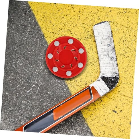 2Pcs Roller Hockey Practice Pucks Durable Ice Hockey Accessories for Training Competition for Skating Practice in Saudi Arabia