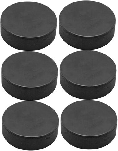 6 قطع من كرات الهوكي المصنوعة من إسفنج البولي يوريثان للتدريب والمنافسة، كرات رياضية داخلية خفيفة الوزن متينة تعزز دقة التصويب ومهارات التمرير لفرق اللاعبين in Kuwait