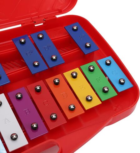 Colorful Aluminum Xylophone 25 Note Professional Xylophone for Music Teaching with Carrying Case in Saudi Arabia
