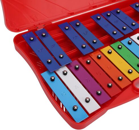 Colorful Aluminum Xylophone 25 Note Professional Xylophone for Music Teaching with Carrying Case in Saudi Arabia