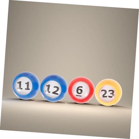 GALPADA 30pcs Strong Bingo Balls Numbered Game Balls for Parties Celebrations Events Easy to Find in Kuwait