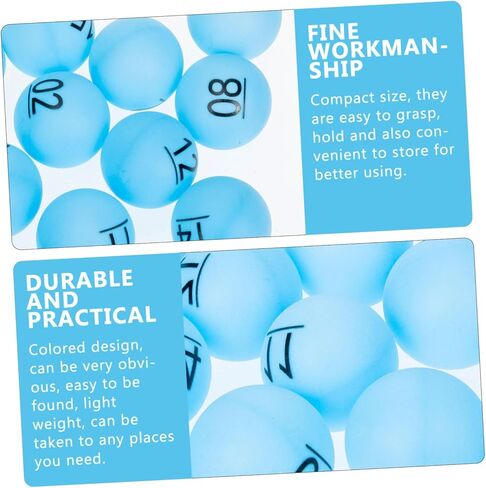 16 قطعة من كرات البنغو كرات اليانصيب لألعاب الحفلات والأنشطة التعليمية دعائم لعبة السحب خفيفة الوزن لسهولة الاستخدام in Kuwait