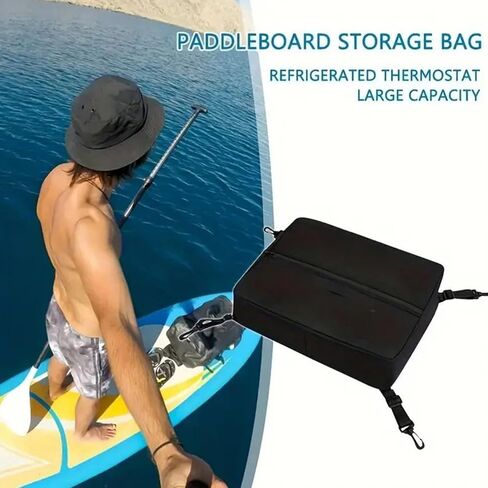 Paddle Board Cooler Waterproof, Insulated Kayak Paddle Board Deck Cooler Bag, Insulation Stand Up Paddleboard Deck Storage Bag for Surfboards Outdoor Surfing Adventures Canoes Boat Camping in Saudi Arabia