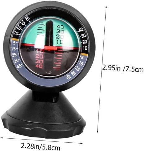 Multi Functional Car Vehicle Inclinometer Slope Level Gauge for Off Road Biking Driving and Boating Outdoor Activities Compact and Lightweight Slope Tool in Saudi Arabia