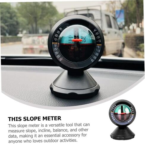 Multi Functional Car Vehicle Inclinometer Slope Level Gauge for Off Road Biking Driving and Boating Outdoor Activities Compact and Lightweight Slope Tool in Saudi Arabia