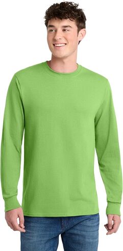 APPAREL GLOBE Men's Long Sleeve Core Blend T-Shirt in Saudi Arabia