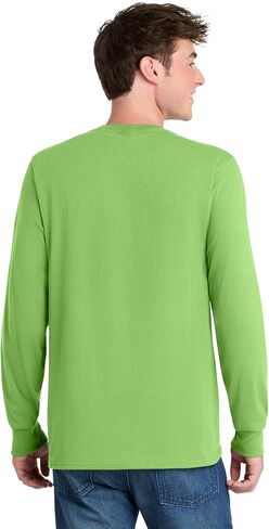 APPAREL GLOBE Men's Long Sleeve Core Blend T-Shirt in Saudi Arabia