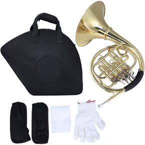 Brass Split Type Detachable Round Horn Musical Instrument Large Bell Mouth Bag Gloves Cloth Pad Beginner Professional in Saudi Arabia
