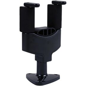 حامل جيتار مثبت على الحائط مع آلية القفل الذاتي، مناسب للجيتار الصوتي والكهربائي والكلاسيكي والقيثارة والباس وعضلات البطن السوداء in Kuwait