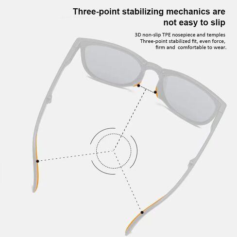 Foldable Polarized Sunglasses Women Men, 19g Ultra Light Driving Glasses Anti Glare w/Case, UV400 in Saudi Arabia