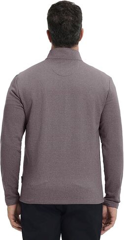M MAELREG Mens Quarter Zip Pullover Golf Casual Fleece Lined Warmth Lightweight Stretch Mock Neck 1/4 Zip Sweatshirts for Men in Saudi Arabia