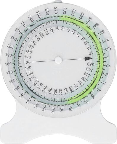 Inclinometer Gauges Physical Therapys Non Leak Bubble Accurate Measurements Scratch resistants Surface 360 Degree Rotation for Students Professionals White ABS (Blue) in Saudi Arabia
