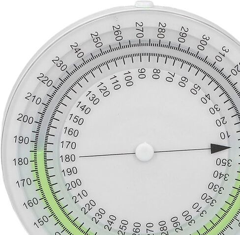Inclinometer Gauges Physical Therapys Non Leak Bubble Accurate Measurements Scratch resistants Surface 360 Degree Rotation for Students Professionals White ABS (Blue) in Saudi Arabia