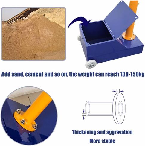 أقطاب الكرة الطائرة/كرة الريشة مع شبكة، شبكة كرة طائرة محمولة في الهواء الطلق مع عجلات، عمود كرة طائرة/كرة ريشة فولاذي مقاوم للطقس، طراز 3-5 in Kuwait