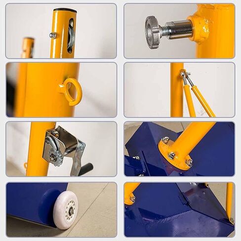 أقطاب الكرة الطائرة/كرة الريشة مع شبكة، شبكة كرة طائرة محمولة في الهواء الطلق مع عجلات، عمود كرة طائرة/كرة ريشة فولاذي مقاوم للطقس، طراز 3-5 in Kuwait