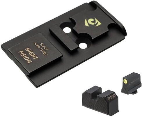 لوحة بصرية ومشاهد مشتركة متوافقة مع نماذج Aimpoint ACRO إلى Glock 17/19/45/47 MOS - أضف ACRO P1 وP2 Red Dot Sight إلى منصة Glock MOS - غير متوافقة مع Trijicon RMR in Kuwait