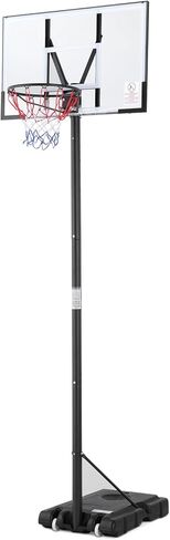 Amazon Basics Portable Basketball Hoop Outdoor Goal System, 4.75-10ft Adjustable in Saudi Arabia