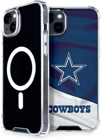 حافظة هاتف Skinit متوافقة مع MagSafe iPhone 15 - تصميم مرخص رسميًا من NFL Dallas Cowboys in Saudi Arabia