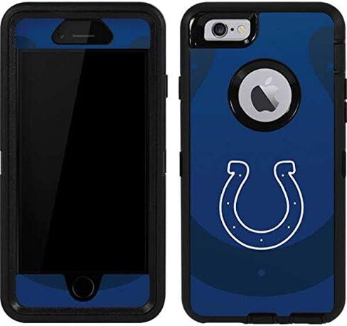 Skinit Decal Skin Compatible with OtterBox Defender iPhone 6 - Officially Licensed NFL Indianapolis Colts Double Vision Design in Saudi Arabia