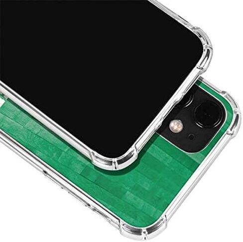 Skinit Clear Phone Case Compatible with iPhone 12 - Officially Licensed NBA Milwaukee Bucks Hardwood Classics Design in Saudi Arabia