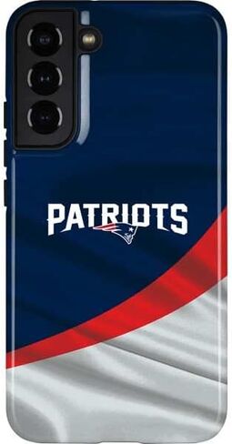 حافظة هاتف Skinit Pro متوافقة مع هاتف Galaxy S22 Plus - تصميم NFL New England Patriots المرخص رسميًا in Saudi Arabia