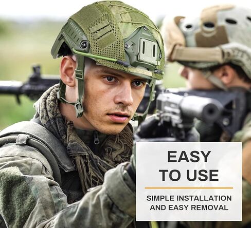 خوذة TacSnake التكتيكية Airsoft Paintball السريعة مع غطاء خوذة، نوع PJ تكتيكي متعدد الوظائف للحماية NVG Mount in Kuwait