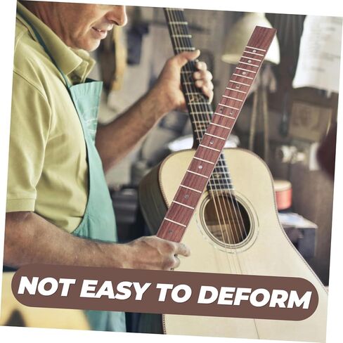 Vaguelly Electric Guitar Neck Replacement Fretboard Frets Easy to Install for Guitar Repairs and Upgrades in Saudi Arabia