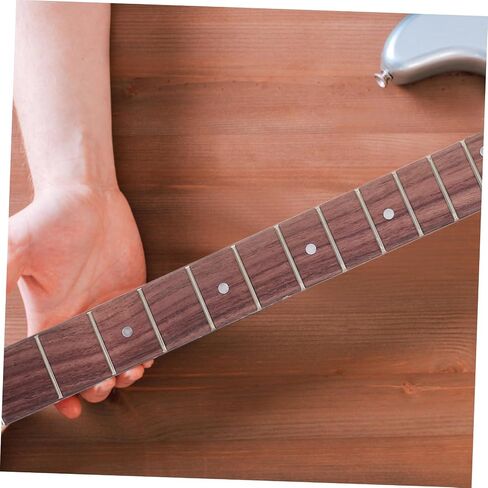 Vaguelly Electric Guitar Neck Replacement Fretboard Frets Easy to Install for Guitar Repairs and Upgrades in Saudi Arabia