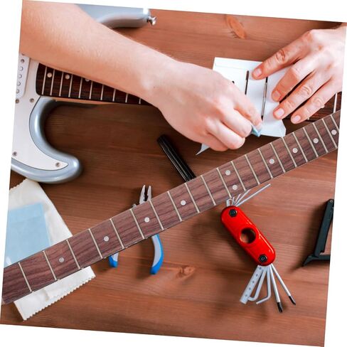 Vaguelly Electric Guitar Neck Replacement Fretboard Frets Easy to Install for Guitar Repairs and Upgrades in Saudi Arabia