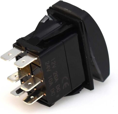 Carling On/Off/On Contura V Boat Rocker Switch | Light Bar 6 Spade 12V in Saudi Arabia