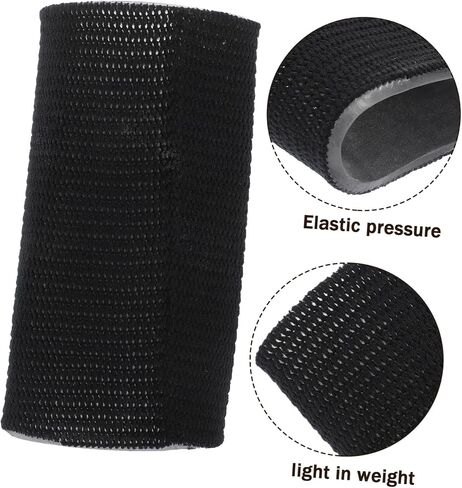 2Pcs Breathable Ankle Protectors Elastic Ankle Sleeves for Figure Skating Anti-Wear Support Comfortable Fit for Men and Women in Saudi Arabia
