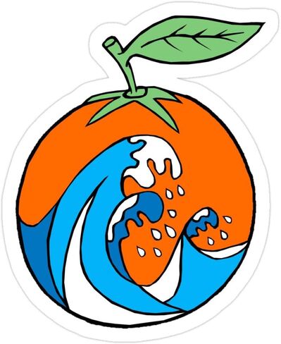 Elizabeth 3 PCs Stickers Orange Beach Alabama Oba 3 x 4 Inch Die-Cut Wall Decals for Laptop Window Car Bumper Helmet Water Bottle in Saudi Arabia