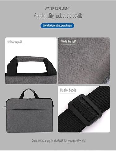 حقيبة كمبيوتر محمول حقيبة داخلية خفيفة الوزن حقيبة كمبيوتر محمول بكتف واحد، مقاس 17 بوصة in Kuwait