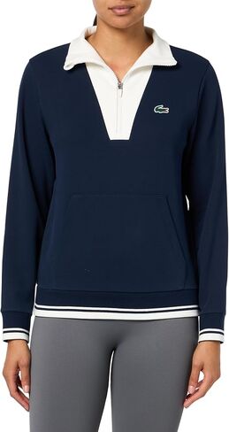 سويت شيرت نسائي بسحاب من التراث بربع سحاب من Lacoste in Saudi Arabia