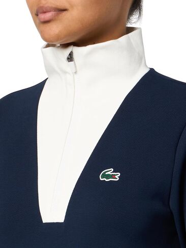 سويت شيرت نسائي بسحاب من التراث بربع سحاب من Lacoste in Saudi Arabia