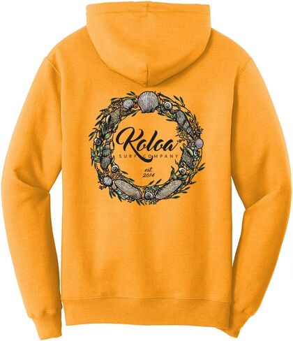 Koloa Surf Ladies Wreath Logo Pullover Hooded Sweatshirts in S-5XL in Saudi Arabia