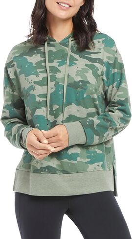 Danskin Women's Side Slit Pullover Hoodie Sweatshirt in Saudi Arabia