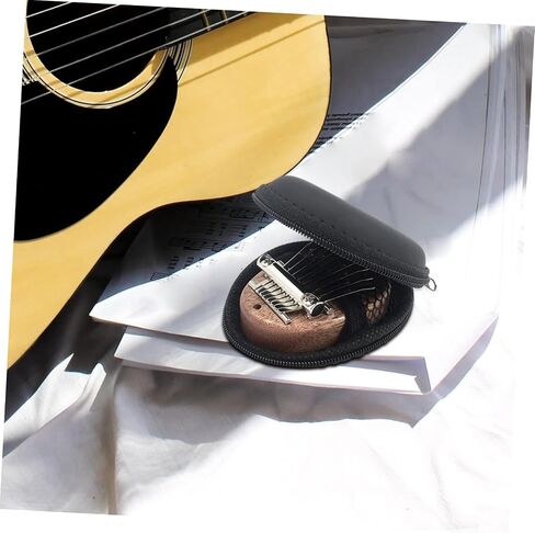 GALPADA Portable Eva Kalimba Storage Bag Lightweight and Instrument Carrying Case Holder with Elastic Strap Compact Black Design for Easy Transport for Beginners and Professionals in Saudi Arabia