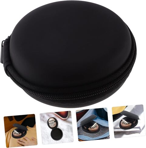 GALPADA Portable Eva Kalimba Storage Bag Lightweight and Instrument Carrying Case Holder with Elastic Strap Compact Black Design for Easy Transport for Beginners and Professionals in Saudi Arabia