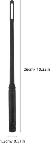 BESPORTBLE Brass Instrument Cleaning Rod for Trumpet Trombone Sousaphone Valve Maintenance Portable Durable Abs 10.24 Inch Black in Saudi Arabia