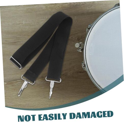 Adjustable Snare Drum Carrier Nylon Shoulder Strap with Hook for Marching Performances Comfortable Padding and in Saudi Arabia
