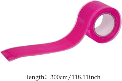 Kayak Paddle Grip Tape Handlebar Tape Anti Slip Silicone 10 ft Oar Accessories Wrap for Dragon Boat Fishing Pole Sports, Red in Saudi Arabia