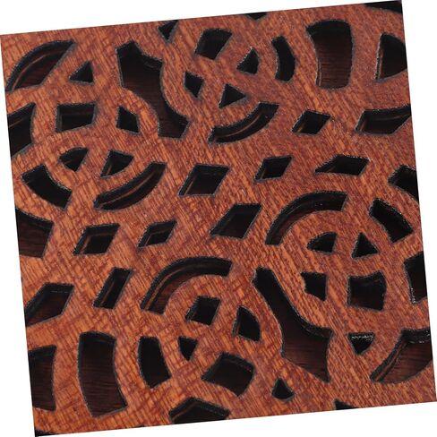 Wooden Guitar Sound Hole Cover for Acoustic Electric Guitars Feedback Buffer Mute Damper Durable Wood Construction Reduces Unwanted Noise Guitar Accessory in Saudi Arabia